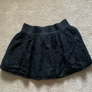 Forever 21 Black Lace Mini Skirt